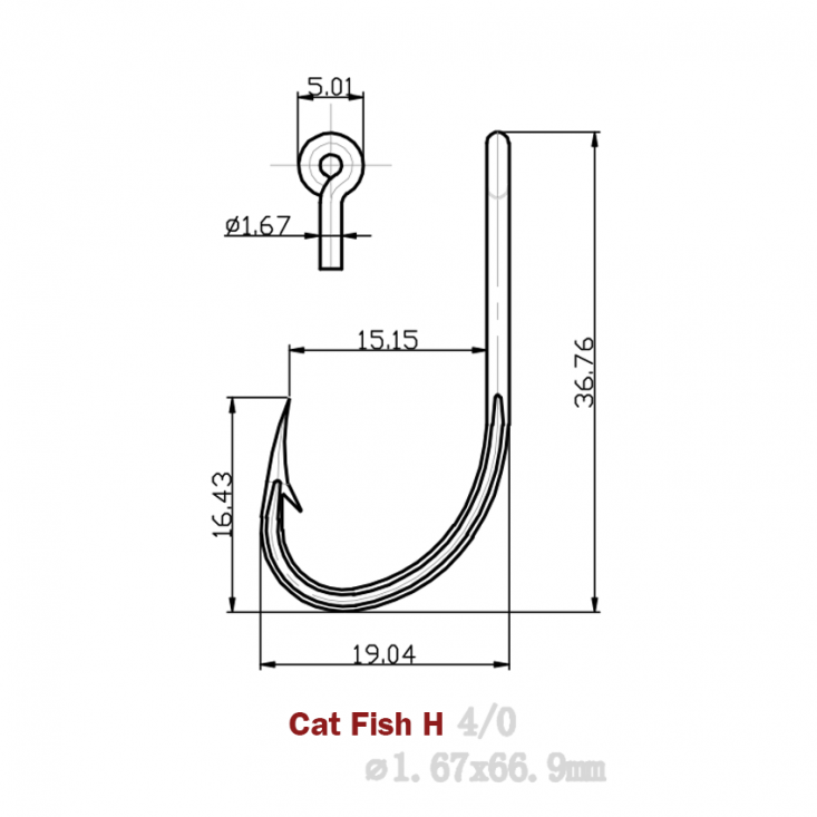 Крючки Saikyo Cat Fish H