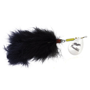Блесна вращ. Mepps GIANT MARABOU Silver/Black (блистер) Блесна вращ. Mepps GIANT MARABOU Silver/Black (блистер)