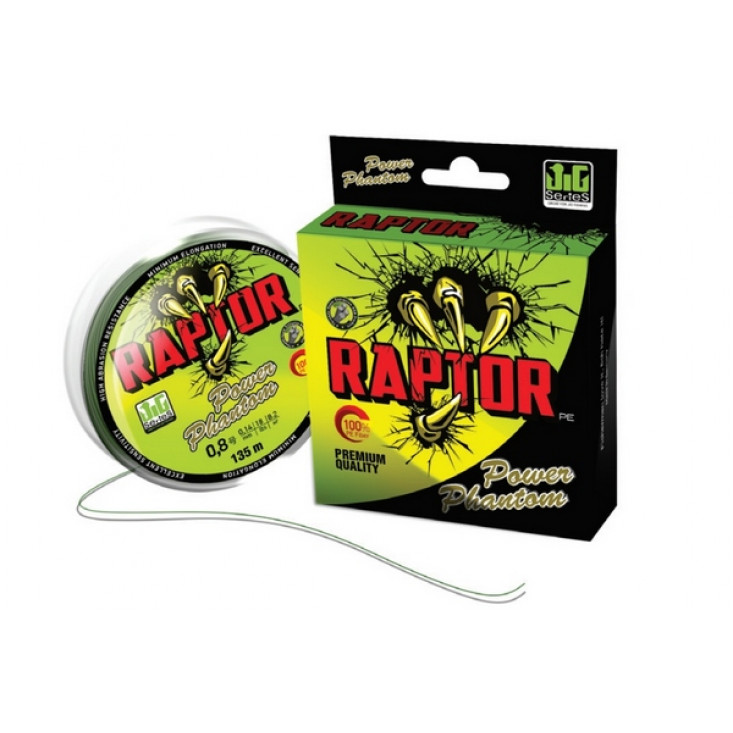 Шнур Power Phantom PE Raptor 4x, 135m