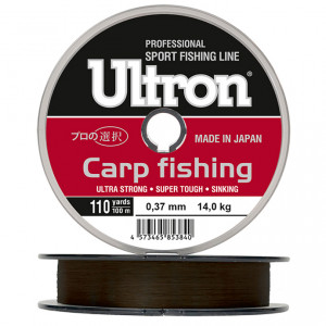 ULTRON Carp Fishing, коричневая (0,16 мм, 3,1 кг, ..