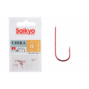 Крючки Saikyo KH-10101 R CHIKA №12 (10 шт.) Крючки Saikyo KH-10101 R CHIKA №12 (10 шт.)