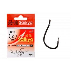 Крючки Saikyo KH-10003 Tanago BN № 2 (10шт) Крючки Saikyo KH-10003 Tanago BN № 2 (10шт)
