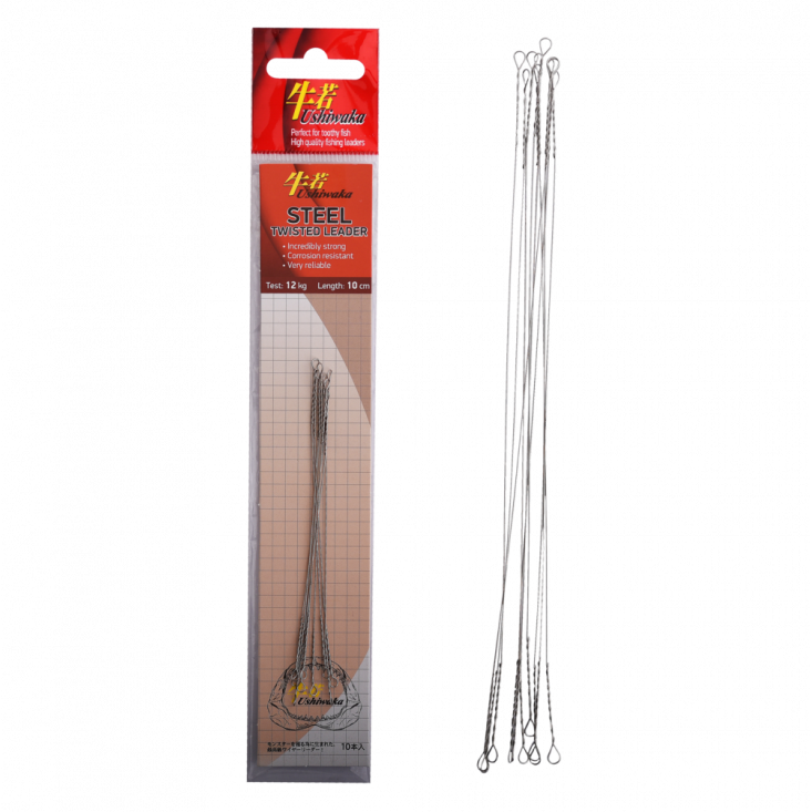 Поводки Ushiwaka Steel Twisted Leader