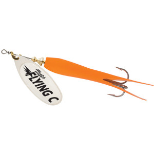 Блесна вращ. Mepps AGLIA FLYING C, 10g №3 SILVER/Orange Блесна вращ. Mepps AGLIA FLYING C, 10g №3 SILVER/Orange